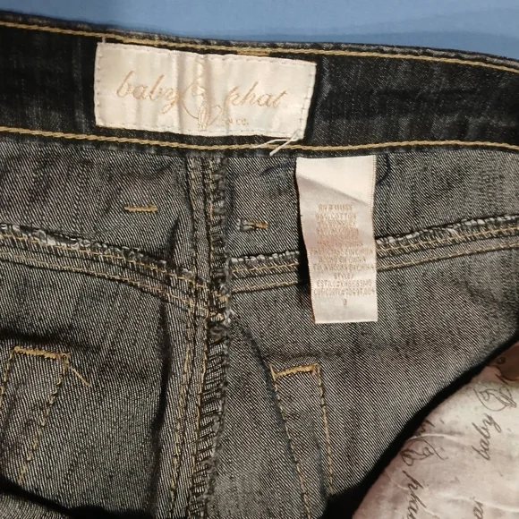 Pre-loved Women's Vintage Baby Phat Black Jeans - Picture 6 of 14